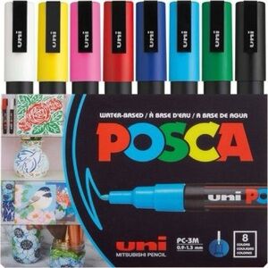 Posca Paint Marker Set - 8 Colors